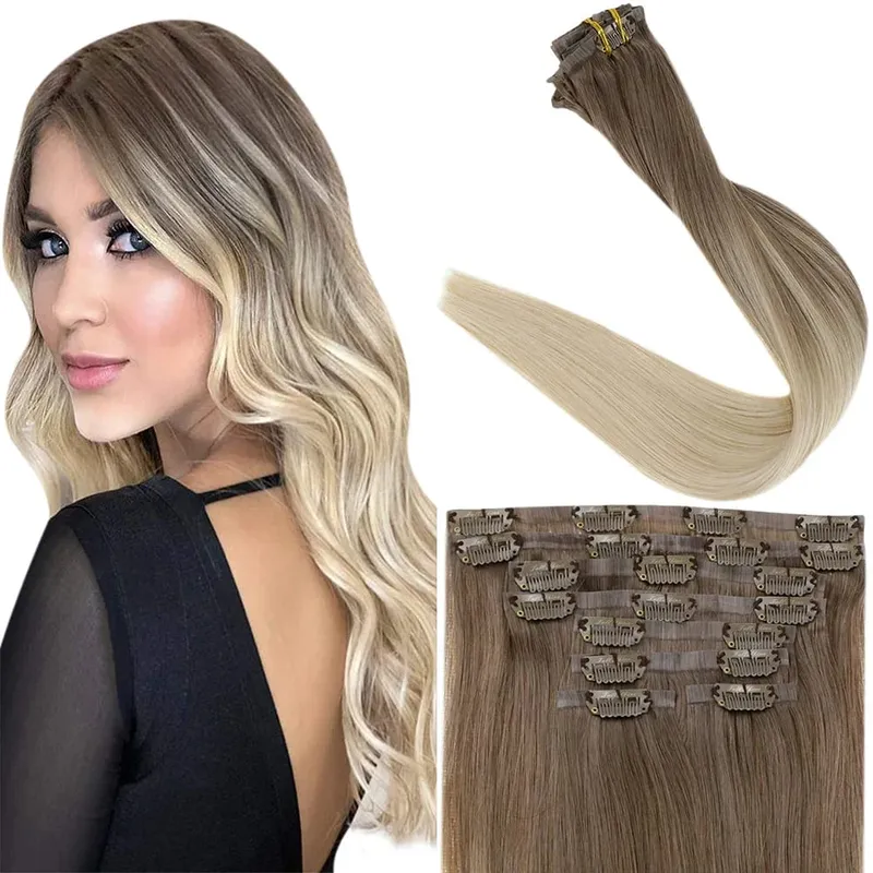 Full Shine Seamless Invisible Clip In Ex