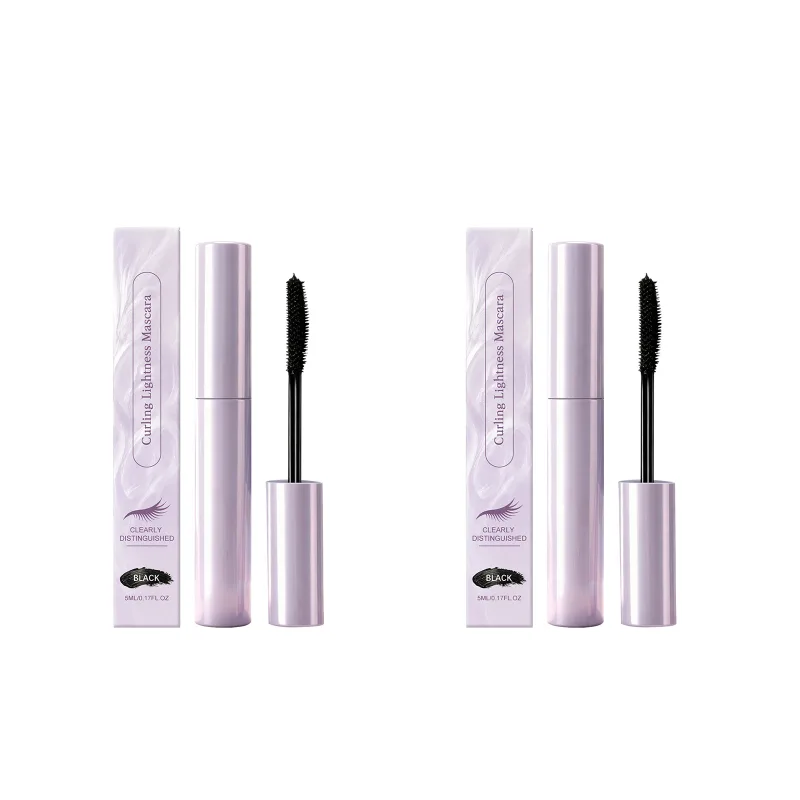 Black Curling Mascara Beeswax Smooth Application Lengthens Volumizes Defines Waterproof Smudge Proof Nourishes Flawless Eyes Makeup