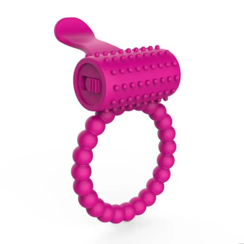 Cock Ring Vibrator Vibrating Rings Clitoral Stimulator Penis Erect Erection Enhance Sex Ability Product Sex Toys for Men