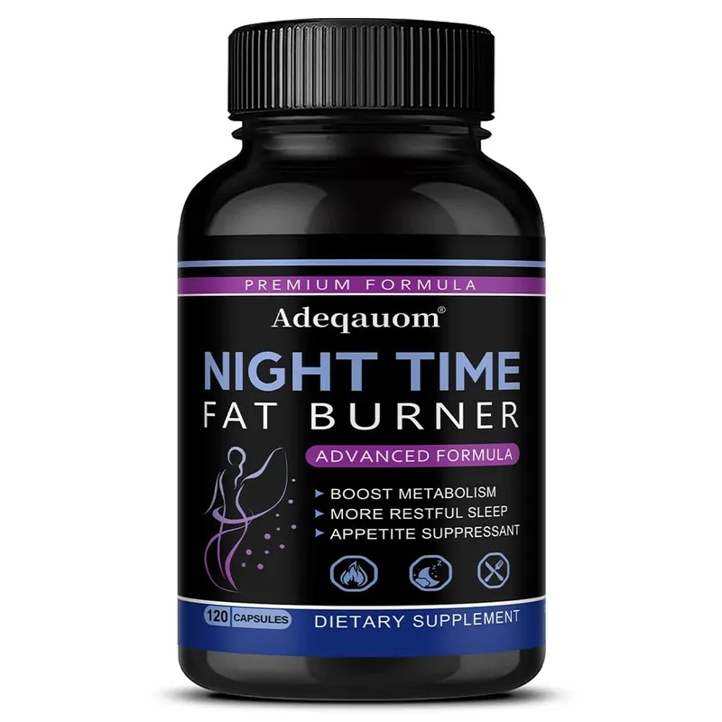Nighttime Fat Burner Support Capsules Supports Gentle Metabolism Digestive Wellness & Restful Sleep Natural Supplement — image 1