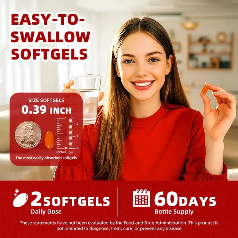 Alliwise Coenzyme Q10 CoQ10 200mg Capsules Antioxidant for Heart Health and Immune Support Energy Production