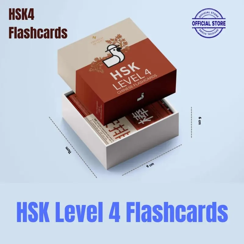 HSK 1 2 3 4 Flashcards Chinese Vocabulary Cards English Bilingual Learning Study Cards Mandarin Chinese Language Beginner to Int