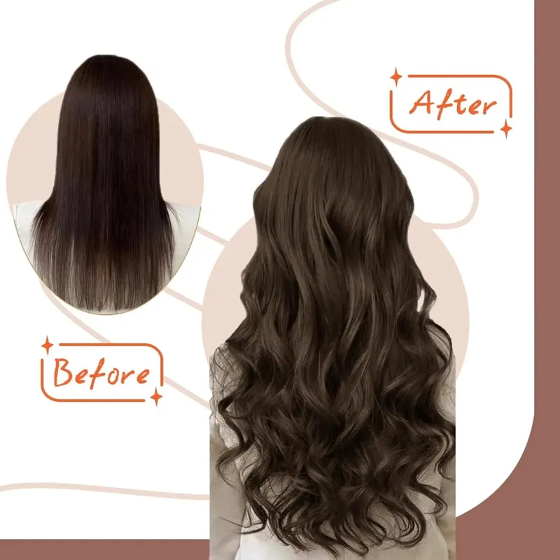 Human Hair Extensions Tape in Hair Extensions Invisible Tape in Hair Extensions Chocolate Brown Tape ins Extensions #4 20pcs 50g