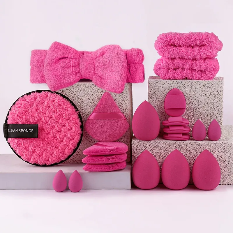 Premium Makeup Brushes Set Including Makeup Brushes Hairband Wrist Sponge Ball Powder Puff Silicone Cleaning Makeup Brush Tool — image 8