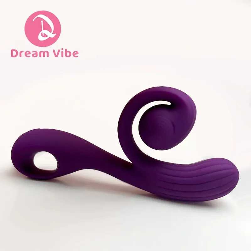 Flexible Snail Rabbit Vibrator for Women G-spot Clitoral Stimulator Dual Massager Female Adult Sex Toy Penetration Dildo 18+ Toy