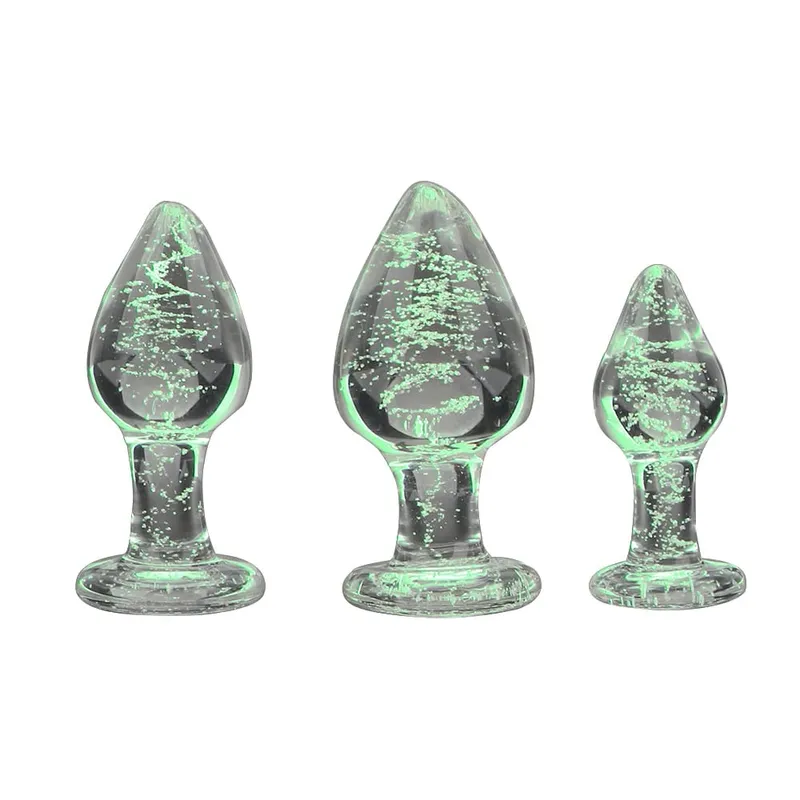 Perles anales en verre pour femmes et hommes, godemiché lumineux, masturbateur féminin, jouets sexuels, jeux de Couple pour hommes adultes, produits érotiques, 28-40mm — image 5