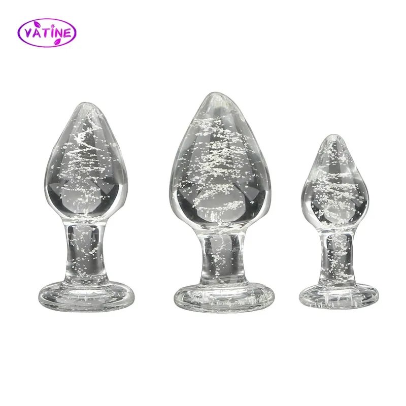 Perles anales en verre pour femmes et hommes, godemiché lumineux, masturbateur féminin, jouets sexuels, jeux de Couple pour hommes adultes, produits érotiques, 28-40mm — image 4