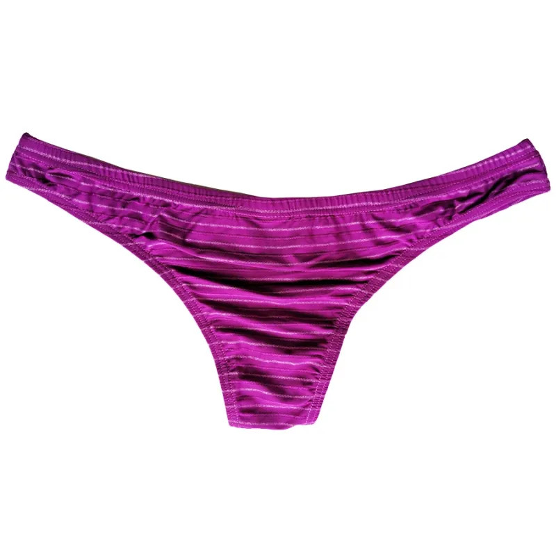 5 Nam Gợi Cảm Quần Đùi Sọc Bikini Thoáng Khí Quần Lót Mềm Cucea Quần Lót Người Thoải Mái Đồng Tính Quần Cueca Quần Lót Nam C903-1