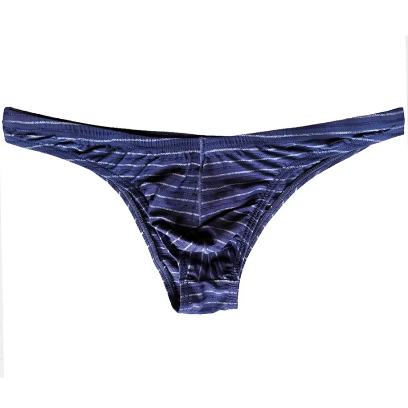 5 Nam Gợi Cảm Quần Đùi Sọc Bikini Thoáng Khí Quần Lót Mềm Cucea Quần Lót Người Thoải Mái Đồng Tính Quần Cueca Quần Lót Nam C903-1