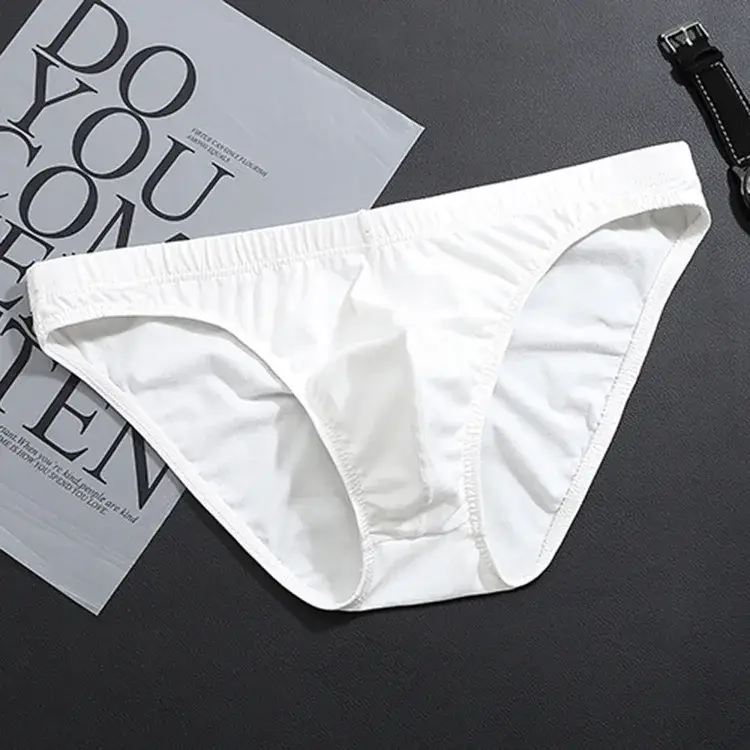 Pánské spodní prádlo Jednobarevné letní bavlněné spodky Pánské šortky Sexy kalhotky Velká velikost bezešvé pánské kalhotky pro muže