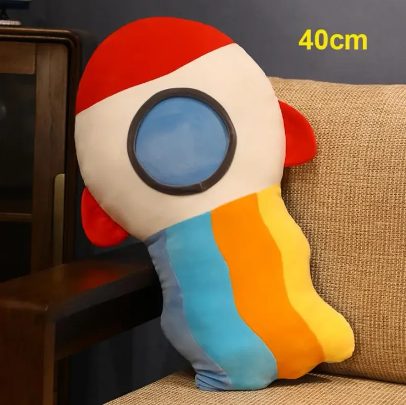 Δημιουργικό γεμιστό μαξιλάρι Space Astronaut Plush Toys Funny Simulation Mars Aviation Cushion για παιδιά Δώρο γενεθλίων Αγόρια