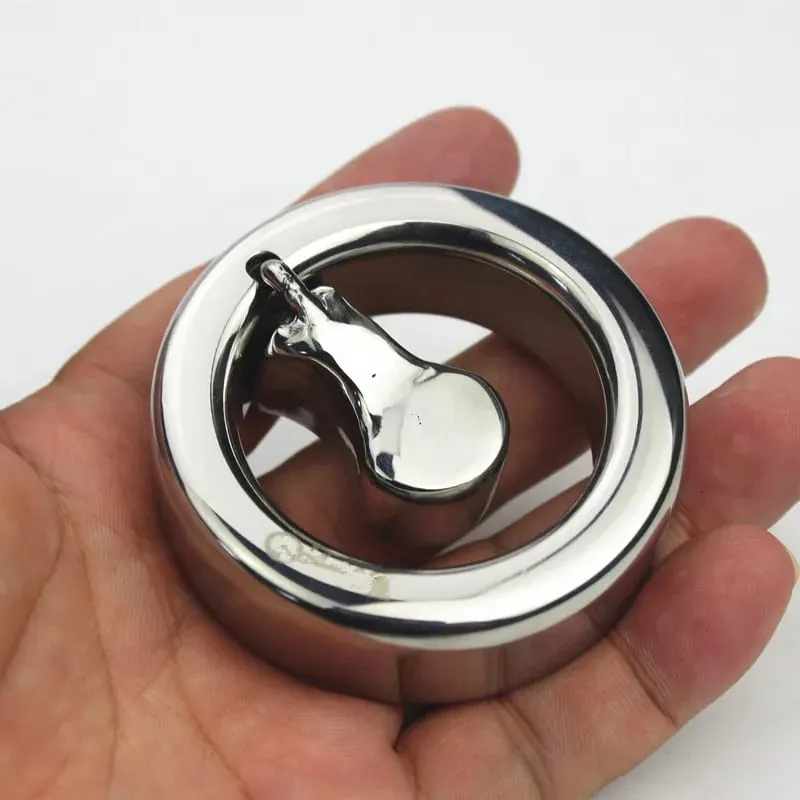 Penis peso escroto testículo pingente anéis de aço inoxidável 300-2000g pesado cockring maca galo anel brinquedos sexuais para homem BB2-98