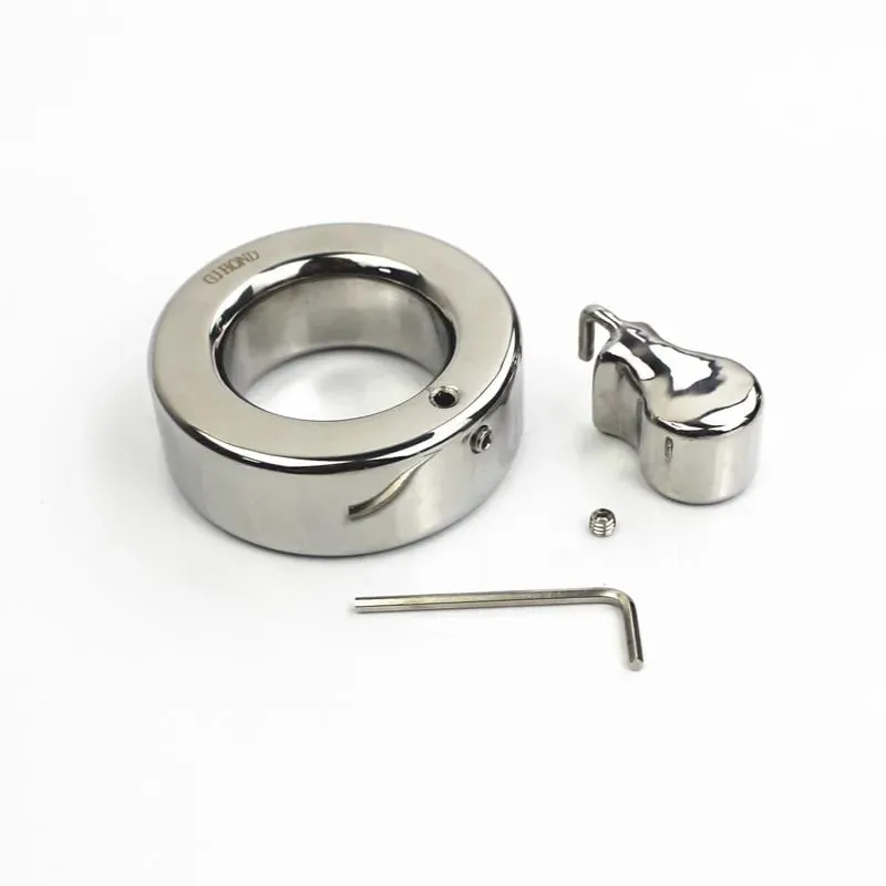 Penis peso escroto testículo pingente anéis de aço inoxidável 300-2000g pesado cockring maca galo anel brinquedos sexuais para homem BB2-98