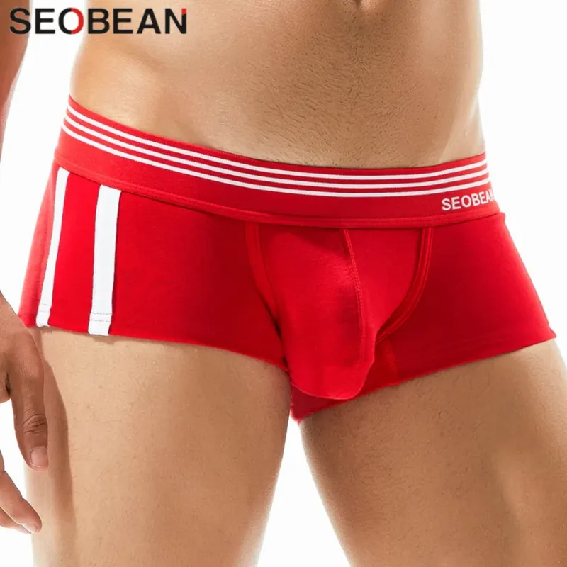 Men's Breathable Cotton Boxer Briefs U-Convex Pouch Low-Waist Comfortable Stretch Soft Underwear for Daily Casual — image 5