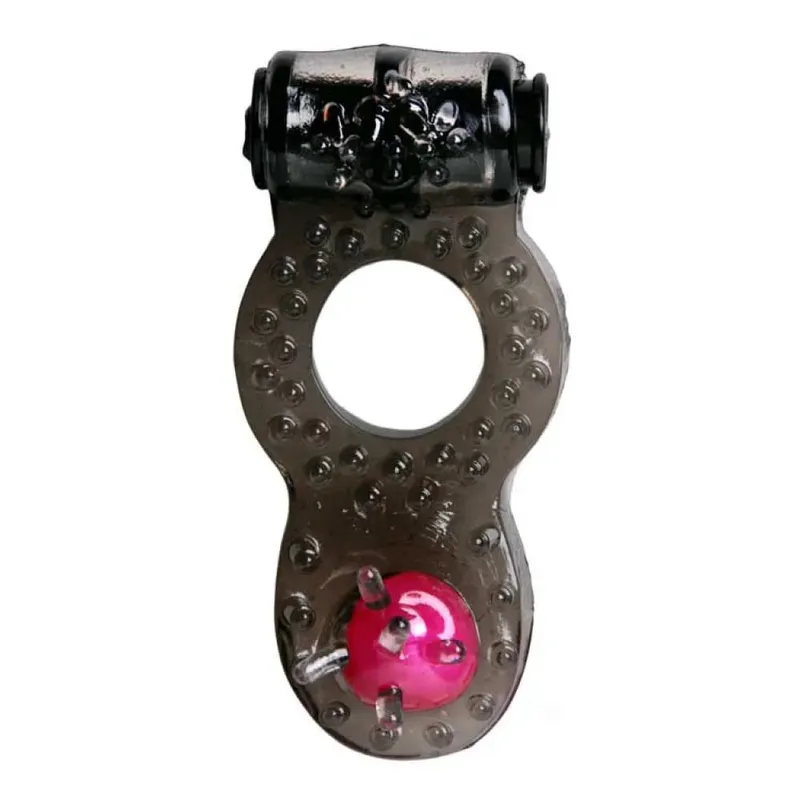 Triple Pasangan Kesenangan Ganda Penundaan Cincin Bergetar Cincin Stimulator Klitoris Ereksi Lebih Lama Ejakulasi Intens Mainan Seks untuk Pria