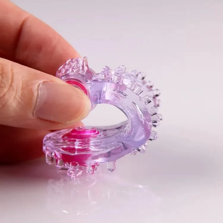 Triple Pasangan Kesenangan Ganda Penundaan Cincin Bergetar Cincin Stimulator Klitoris Ereksi Lebih Lama Ejakulasi Intens Mainan Seks untuk Pria