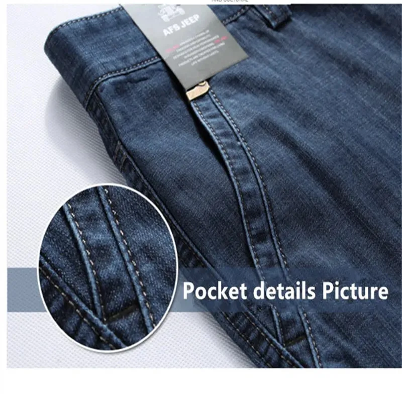 Calças de brim de carga dos homens tamanho grande 29-40 42 44 casual multi-bolso jeans roupas masculinas 2023 denim calças jeans para calças masculinas — image 3