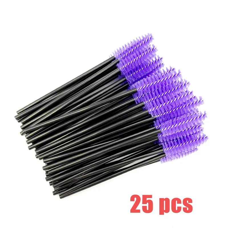 Jednorázové štětce na řasy Crystal Diamond Handle Štětec na řasy Řasenka na obočí Hůlky na řasy Potřeby pro prodloužení řas Makeup Tools