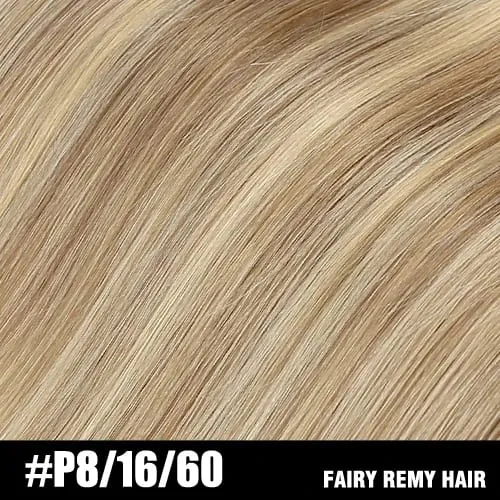 Tape In Hair Extensions Human Hair 100% Real Remy Human Hair Extension Balayage Highlights Color 2.0g/Piece 16 18 20 22 Inch
