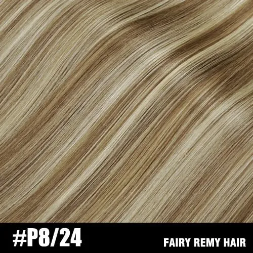 Tape In Hair Extensions Human Hair 100% Real Remy Human Hair Extension Balayage Highlights Color 2.0g/Piece 16 18 20 22 Inch