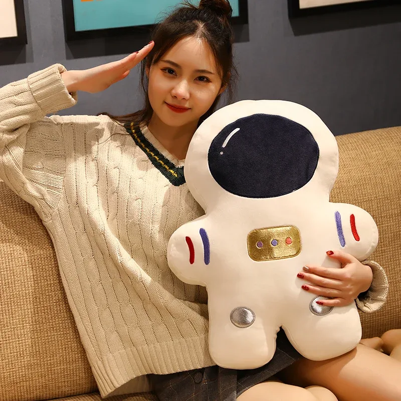 Δημιουργικό γεμιστό μαξιλάρι Space Astronaut Plush Toys Funny Simulation Mars Aviation Cushion για παιδιά Δώρο γενεθλίων Αγόρια
