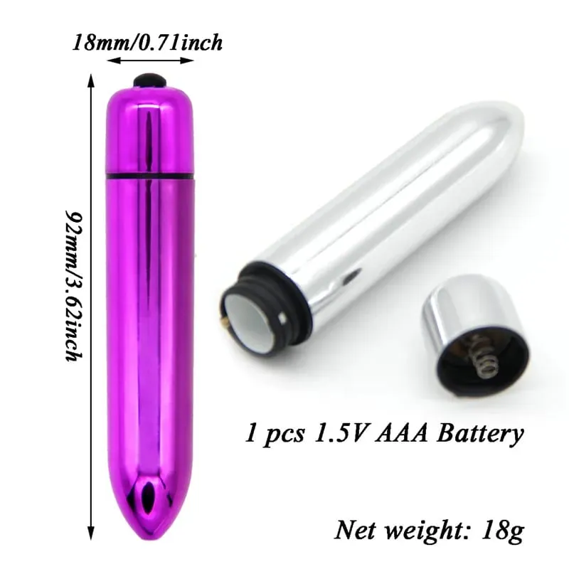 Mini Bullet Vibrator pro ženy Vodotěsný stimulátor klitorisu Dildo Vibrátor Sexuální hračky pro ženy
