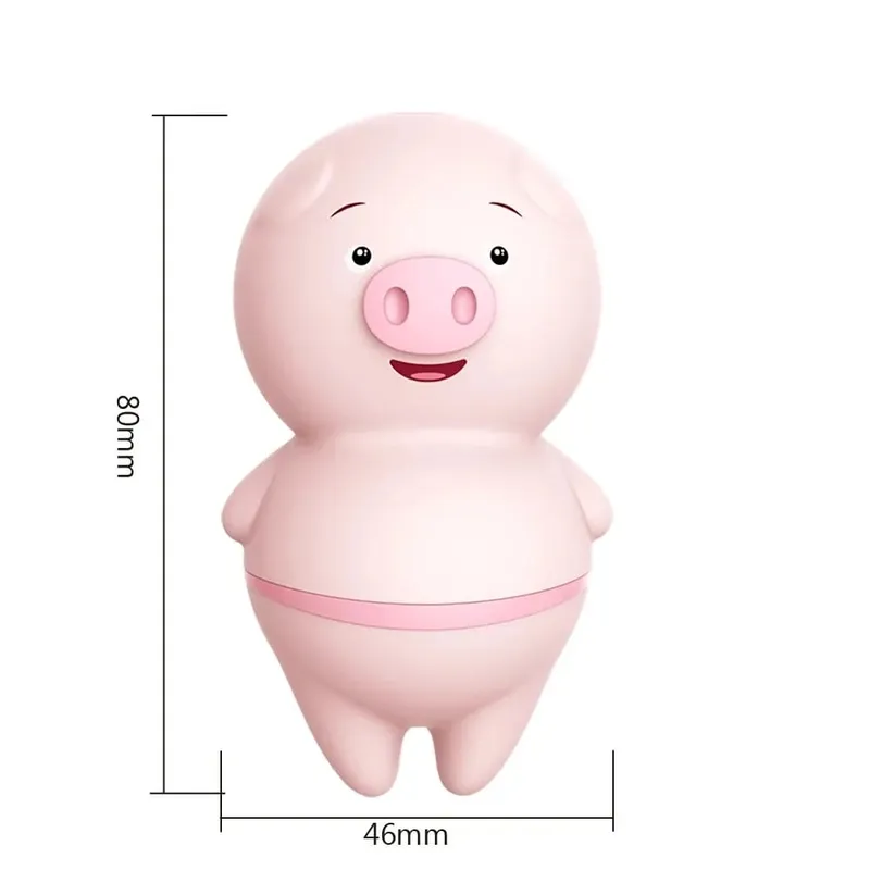 Pink Pig Tongue Lick Vibrators Anal Clitoris Nipple Massager G-Spot Adult Product Erotic Sex Machine 6/2 Modes Female Sex Toys