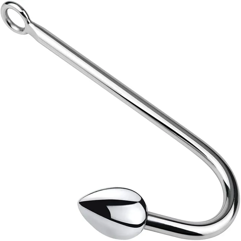Ensemble de 3 boules de petite, moyenne et grande taille, crochet anal en métal, perles, dilatateur de tête, masseur de prostate, insertion, jouet sexuel bdsm pour homme — image 3