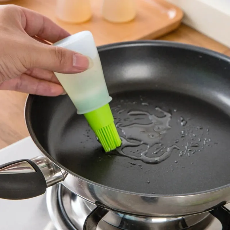 Konyhai eszközök Magas hőmérsékletnek ellenálló szilikon palackkefe Bbq ecset olajkefe Háztartási sütőolaj ecset főzőeszközök