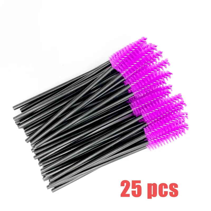 Jednorázové štětce na řasy Crystal Diamond Handle Štětec na řasy Řasenka na obočí Hůlky na řasy Potřeby pro prodloužení řas Makeup Tools