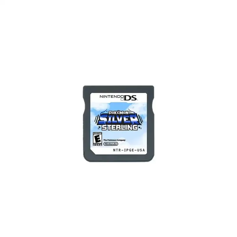 Anime Pokemon Series NDS Game Cartridge Video Game Console Moemon Silver Yellow KAIZO MoonBlack2 Hobby Collection Gifts Toys