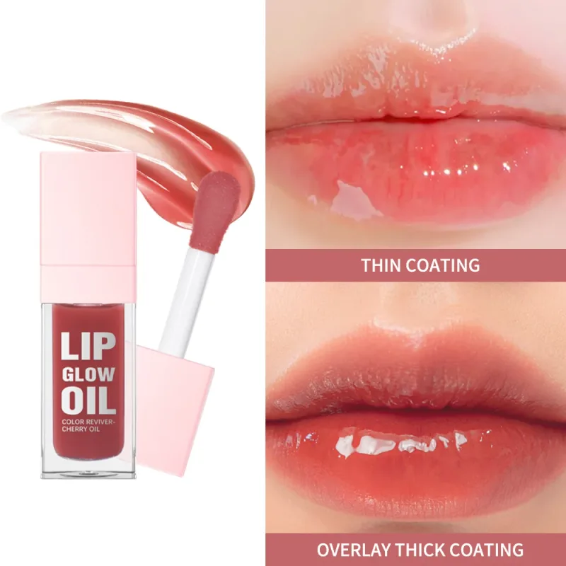 Hidratante brilho labial espelho água esmalte labial nutre os lábios batom líquido volume labial claro lipgloss feminino lábios cosméticos — image 3