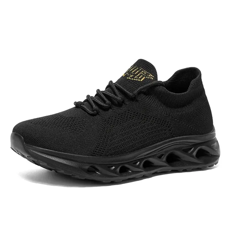 Men's Lightweight Mesh Breathable Walking Shoes Height Increasing Thick Soled Casual Outdoor Running Shoes