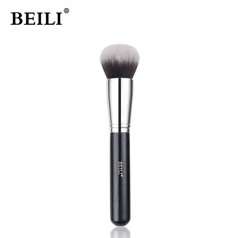 Black Foundation Make up Brush Cream Foundation buffing Makeup Brush Big Foundation Brush Synthetic Hair Face Makeup Tool