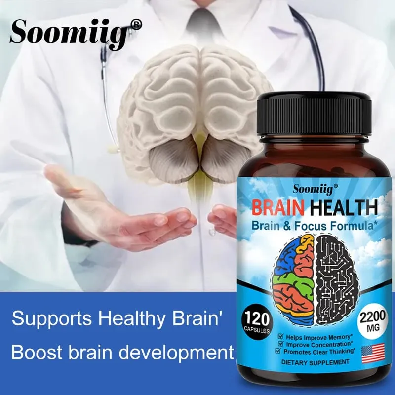 Ginkgo Biloba Capsules 1200mg Supports Memory Brain Function and Mental Alertness Brain Health Supplement 30/60/120 Capsuels — image 3