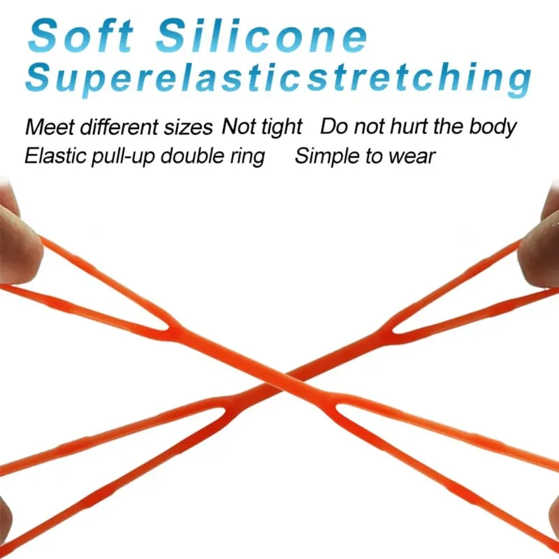 Silicone Semen Lock Ring Male Penis Rings Reusable Delay Ejaculation Erect Long-Lasting Scrotum Cock Ring Adults Sex Toy for Men
