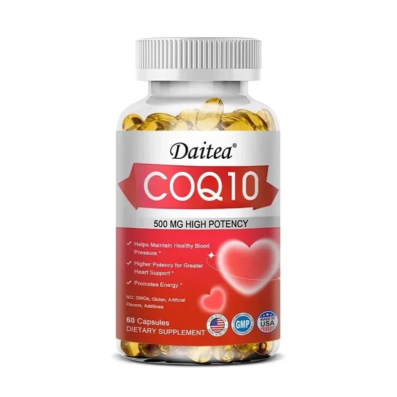 CoQ10 500 mg Softgels - Ultra High Absorption CoQ10 Supplement - Antioxidanttilskud til vaskulær og hjertesundhed — image 8