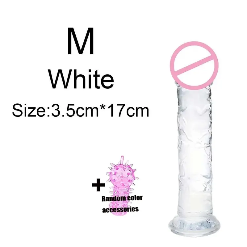 ราคาถูกสุดนุ่มสมจริงผู้หญิงเร้าอารมณ์ Anal Big Dildo ดูดถ้วย Jelly Dick เพศของเล่น Soft Clitori ช่องคลอด Masturbators อวัยวะเพศชาย
