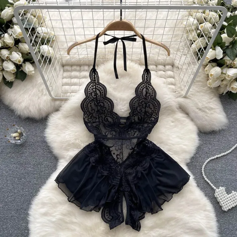 Woman Plus Size Sexy V-Neck Strap Dress Lace Trim Slim Short Dress Women Fashion Comfortable Dress Party Hotsweet