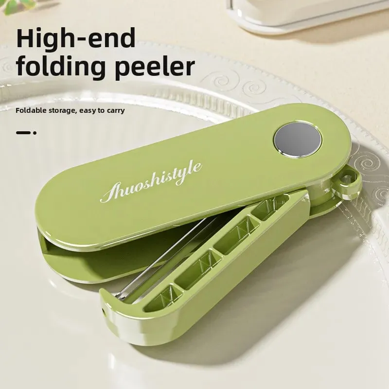 Folding storage kitchen household peeler outdoor portable stainless steel fruit planer peeler
