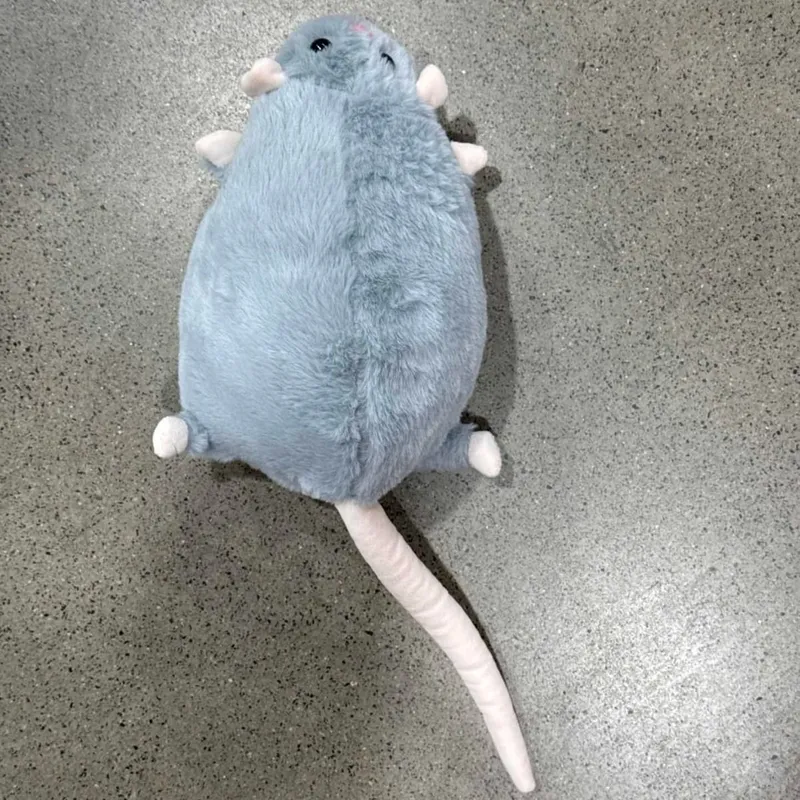 Cute Oversized Big Mouse Plush Pillow Simulation Cartoon Rat Doll 35/50/90cm Birthday Gift
