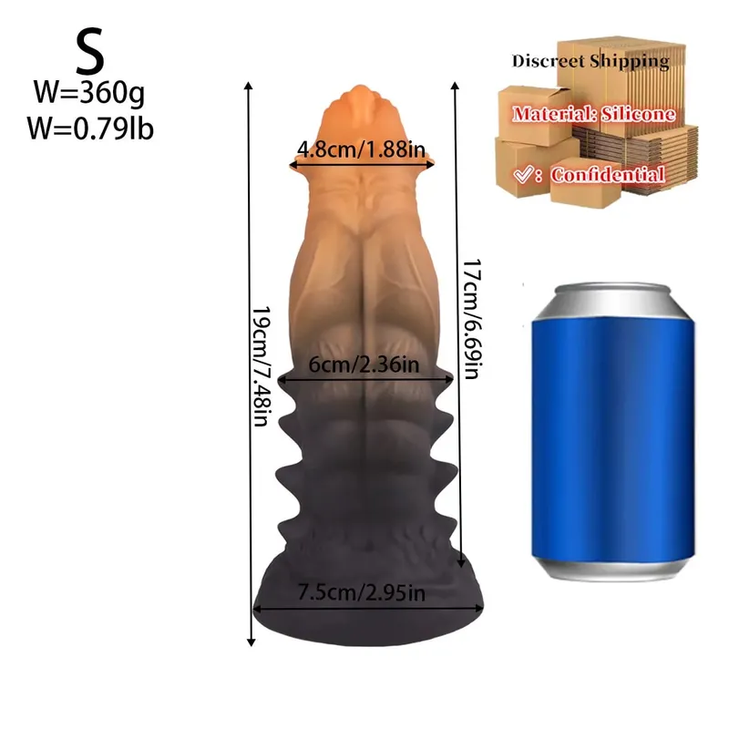 Big Anal Plug Monsters Enlargenmen Prostate Massager Huge Anal Dilator Butt Plug Anal Training Expansion Sex Toys For Women Men