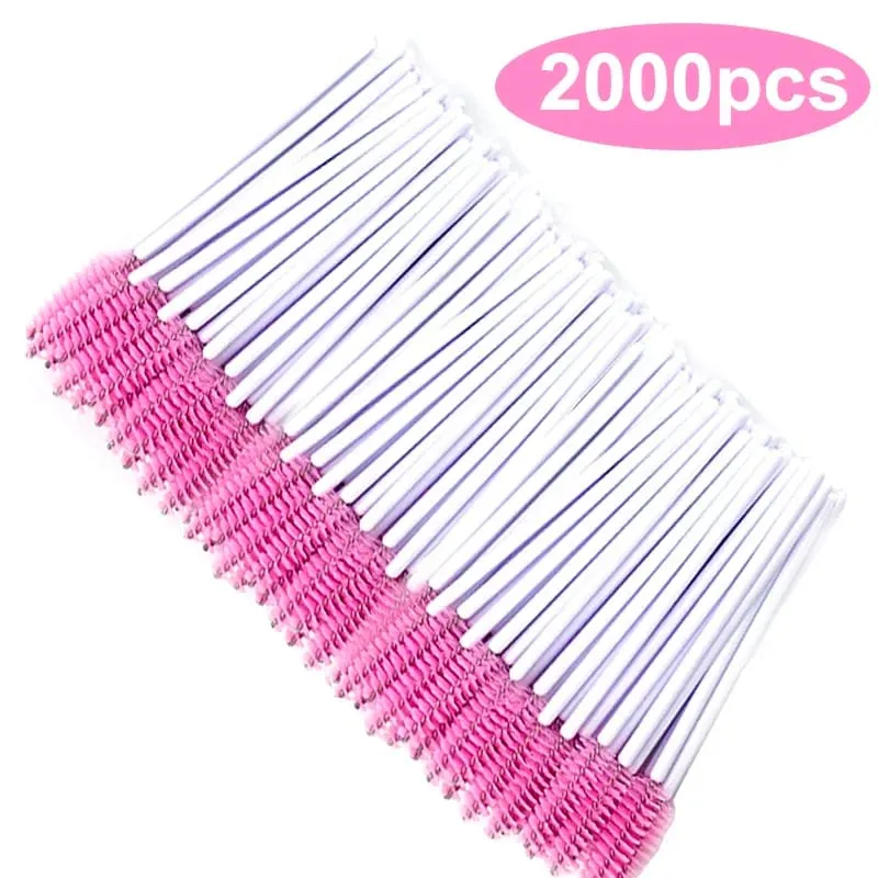 ขายส่งแปรงขนตามาสคาร่าขายส่ง Spoolies Eyebrow Lash แปรงทำความสะอาด Applicator แต่งหน้าเครื่องมือ 50/1000/2000 PCS — image 14