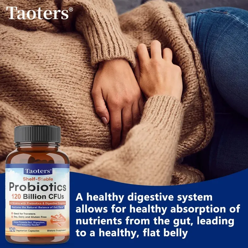 3-in-1 Probiotics Capsules 120 Billion CFUs 34 Strains with Organic Prebiotics & Digestive Enzymes Digestion & Immunity Health — image 4