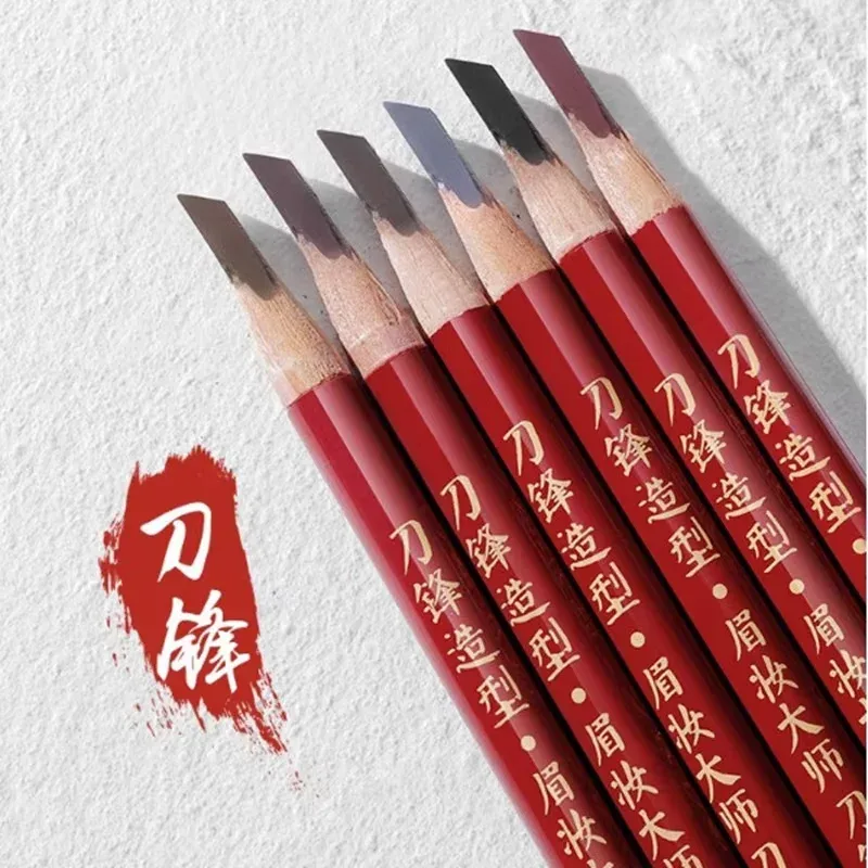 Precision Hard Core Eyebrow Pencil - Creates Natural Wild Brows with Microblading Effect Waterproof and Long Wearing