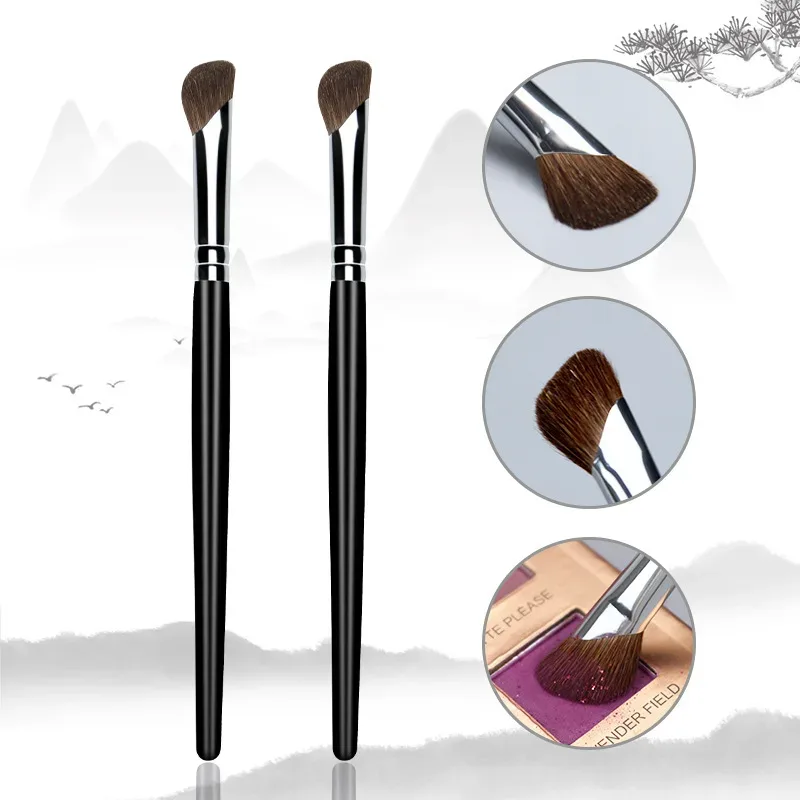 2/4pcs Eyeshadow Brush Set Soft Horse Hair Eyelid Highlighter Lying Silkworm Makeup Brushes Eyes Make Up Tools — image 9