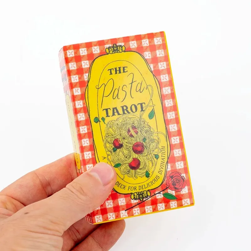 Pasta Tarot 78-Card Deck Board Game 10.3x6cm Delicious Divination Answer Your Questions & Manifest Juiciest Desires