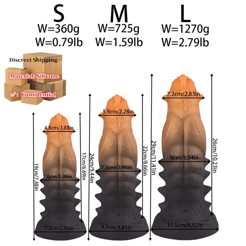 Big Anal Plug Monsters Enlargenmen Prostate Massager Huge Anal Dilator Butt Plug Anal Training Expansion Sex Toys For Women Men