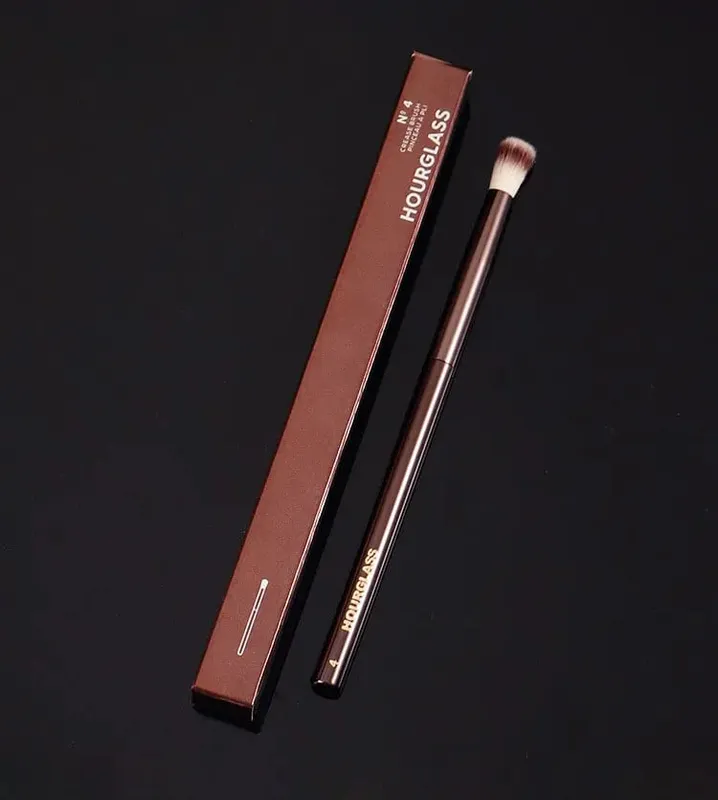 1pc Hourglass Powder Contour Makeup brushes Foundation Blusher Make up brush metal handle Concealer Bronzer high end with box