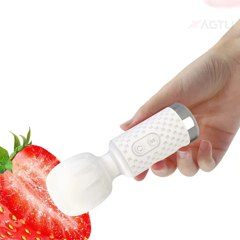 Mini AV Magic Wand Dildo Vibrator for Women Nipple Clitoris G Spot Vagina Nipple Stimulator Vibration Massager Adult Sex Toys 18